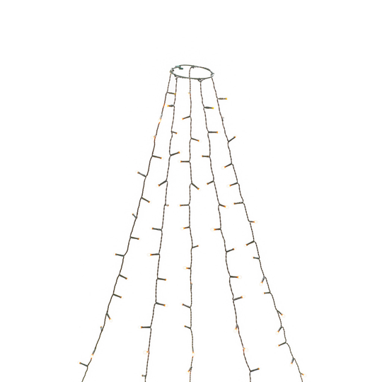 Julgransslinga 150 LED (Grön)