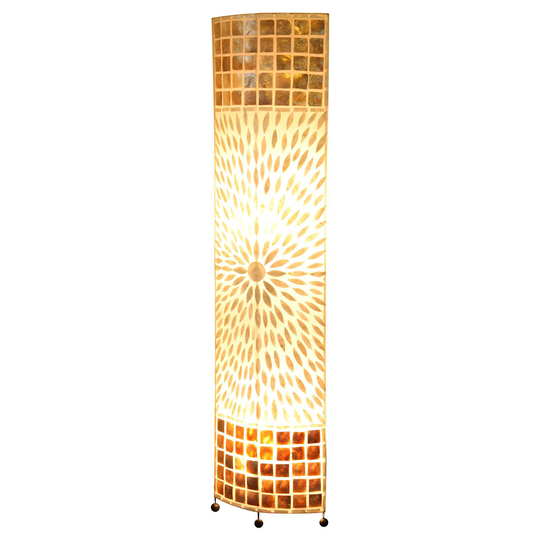 Golvlampa Bali med dekorativ etnolook
