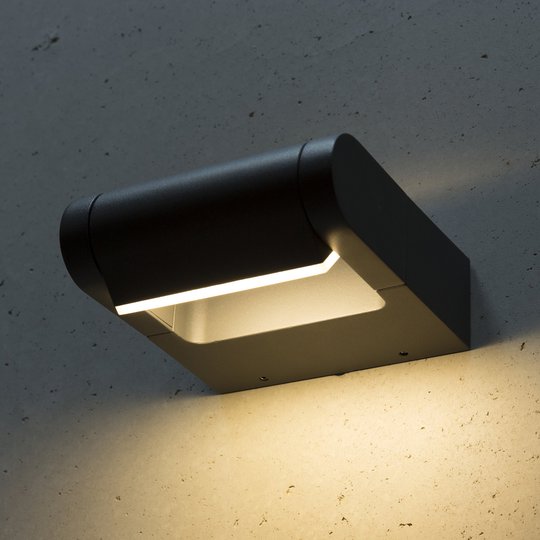 LED-utomhusvägglampa Estilo, IP54