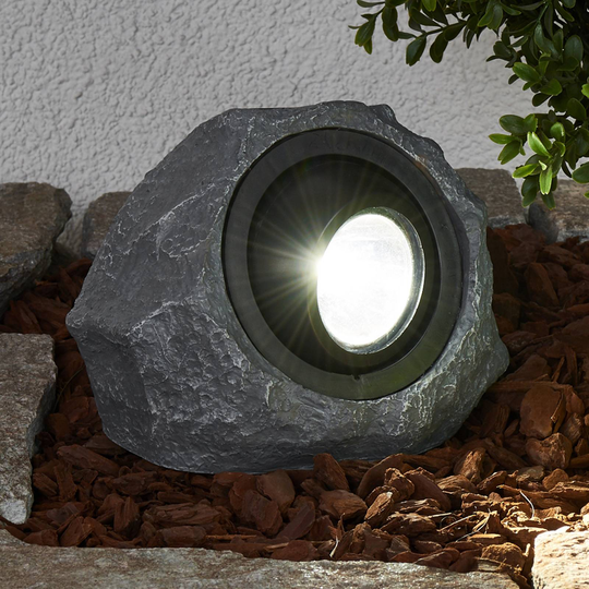 Lysande solarsten Lior med LED