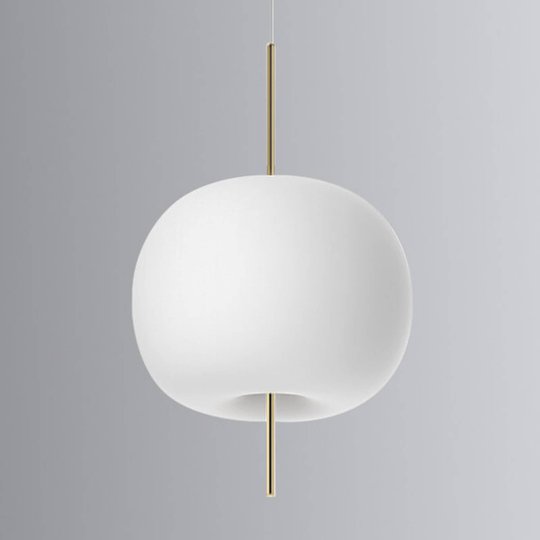 Kundalini Kushi - LED-hänglampa mässing 33 cm