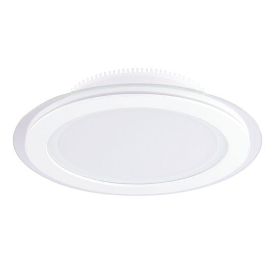LED-inbyggnadsspot Kuro med IP44 i vitt