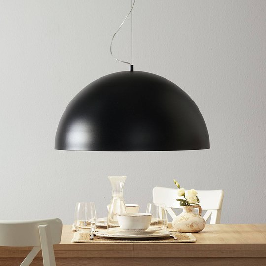 Lucande Maleo hänglampa 65 cm svart
