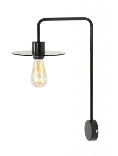 Dysk vägglampa (Svart)
