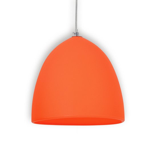 Orange taklampa Fancy i silikon