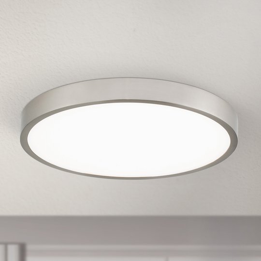 LED-taklampa Bully, satin 24 cm
