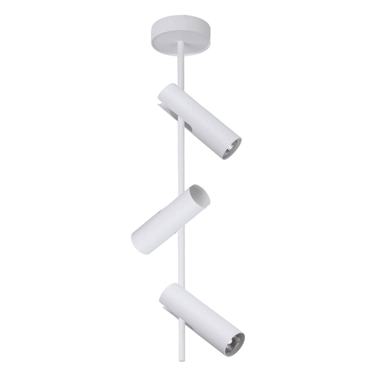 Takspot Leda 3, 3 lampor, vit