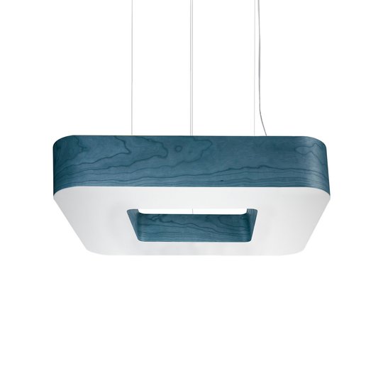 LZF Cuad LED-hänglampa 0-10 V dim, blå