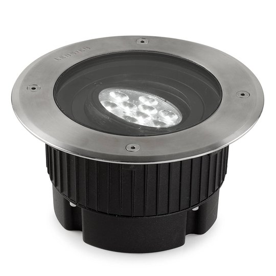 Gea - rund LED-markinbyggnadslampa