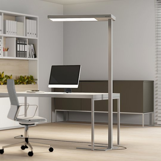 Arcchio Bilano LED-golvlampa, dagsljussensor CCT