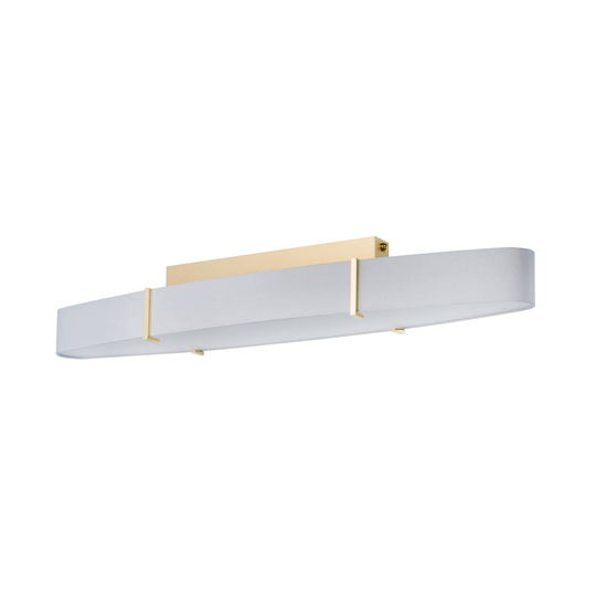 B+M LEUCHTEN Stripe taklampa, mässing/grå