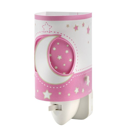 LED-nattlampa för spädbarn, rosa