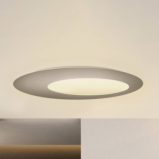 Escale Blade Open LED-vägglampa grå Ø 95 cm