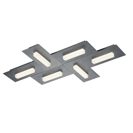 B-Leuchten Domino L LED-taklampa 90 x 60 cm