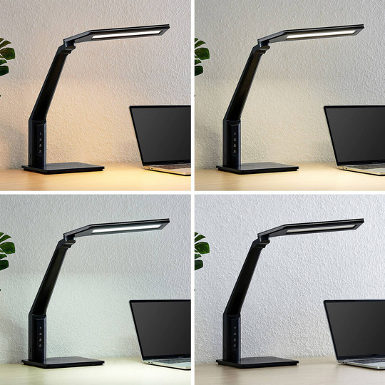 Prios Uzimar LED-bordslampa, dimbar med CCT
