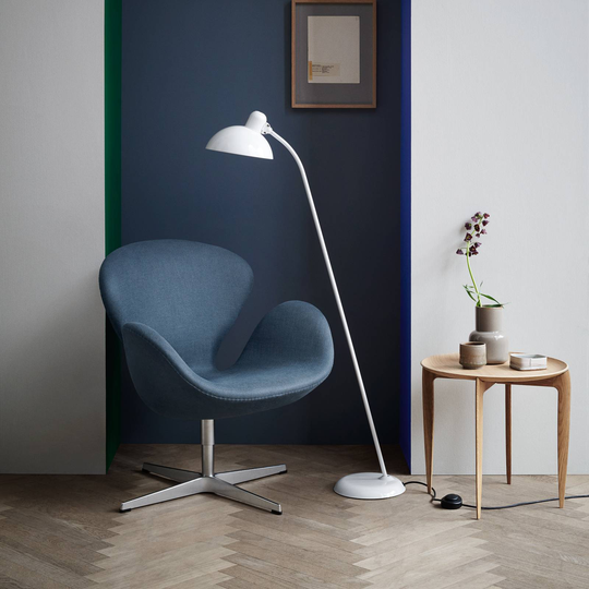 FRITZ HANSEN Kaiser Idell 6556-F blänkande vit