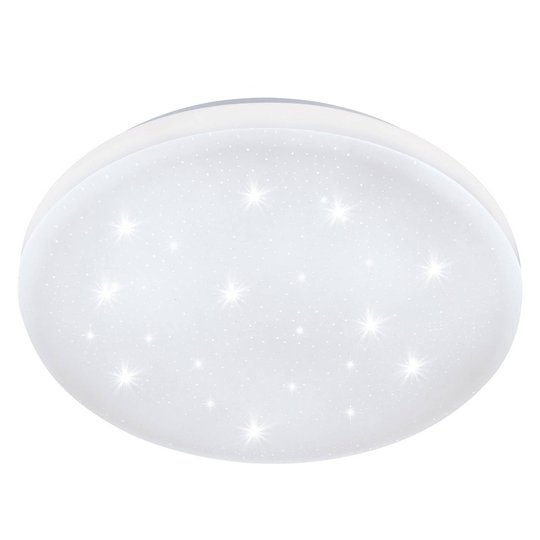 LED-taklampa Frania-S med kristalleffekt Ø 43 cm