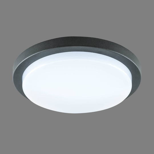 EVN Tectum LED-utomhustaklampa, rund, 24,6 cm