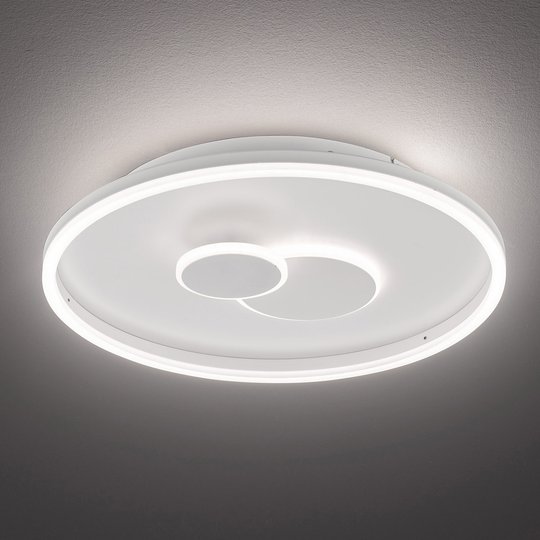 LED-taklampa Nadra, dimbar i tre steg, rund