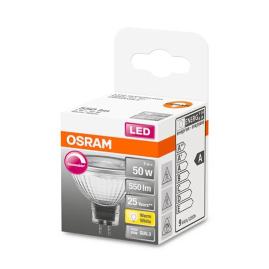 OSRAM LED-reflektor GU5 8 W 927 36° dimbar