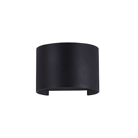 Fulton Utomhisbelysning Fasad Rundad IP54 Svart