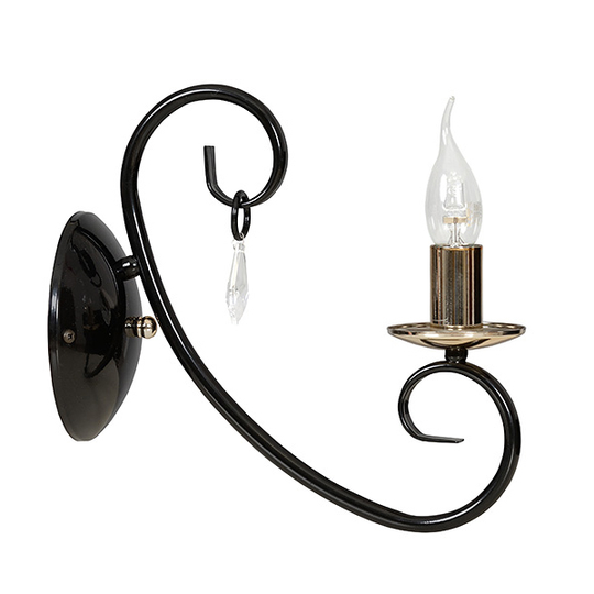 Zanador K1 vägglampa (Svart)