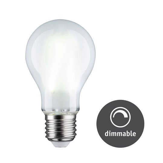 Paulmann LED-lampa E27 9W 6 500 K matt dimbar