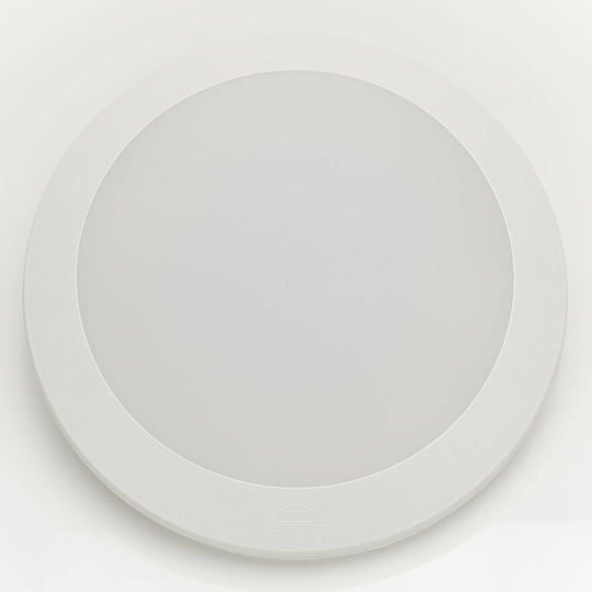 LED-utomhusvägglampa Umberta Ø 35 cm vit 11W CCT