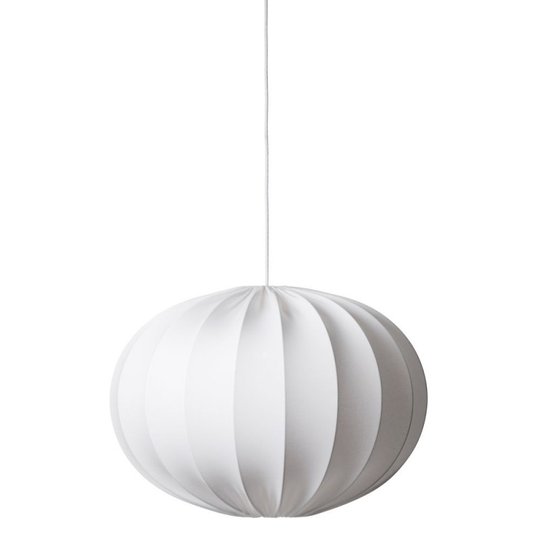 Boll 65cm bomull taklampa (Vit)