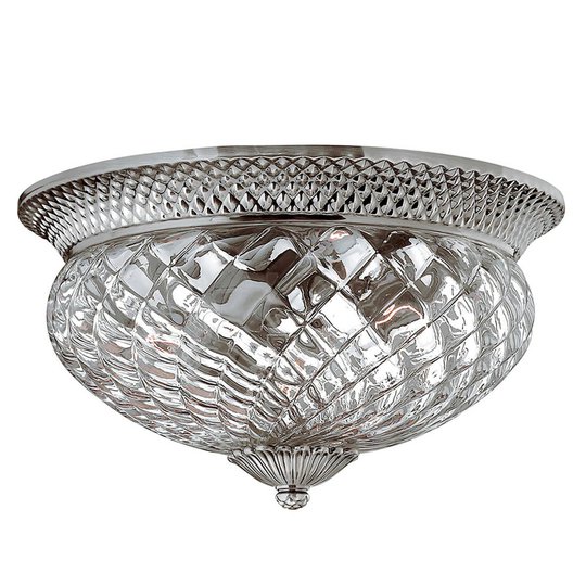Taklampa Plantation nickel antikt, 40,6cm
