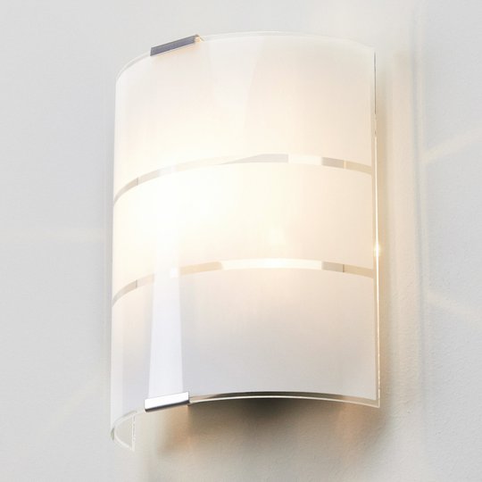 Glas-vägglampa Vincenzo