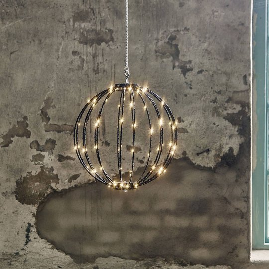 LED-pendellampa Mounty Outdoor, Ø 30 cm