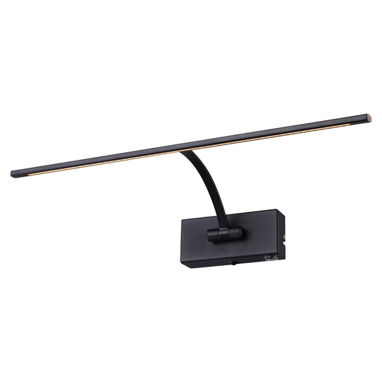 LED-vägglampa Matisse, bredd 45 cm, svart