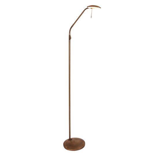 Bronsfinish - LED-golvlampa Zenith med dimmer
