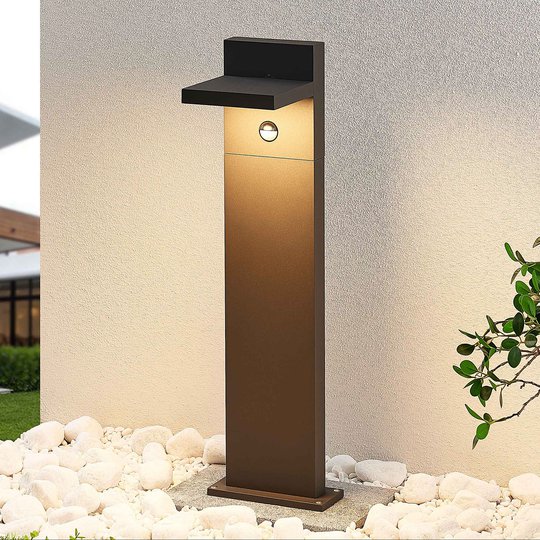 LED-pollare Silvan, 65 cm, med sensor