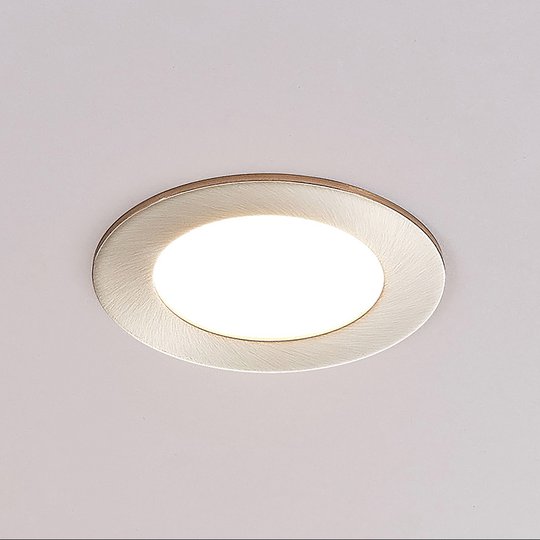 ELC Jupiter LED-inbyggnadsspot, 3-pack i nickel
