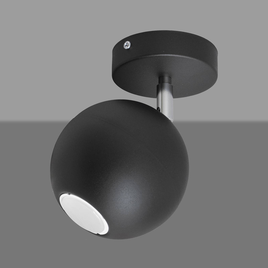 Takspotlight Midnight, svart 1 lampa rörlig