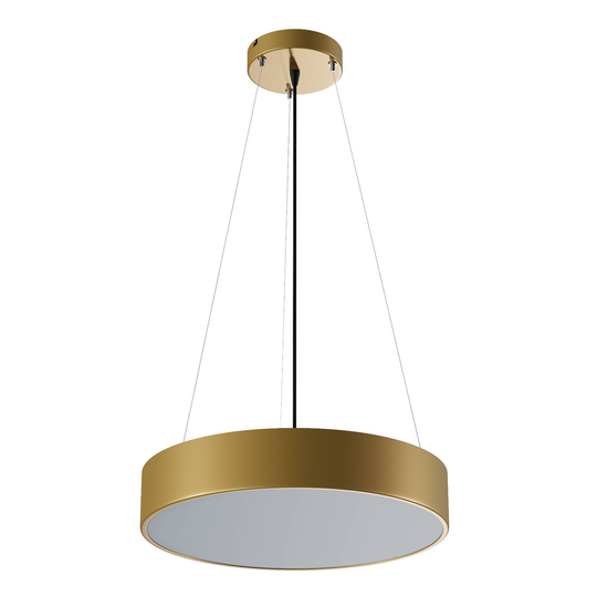 Hänglampa Cleo 400 i guld med diffusor
