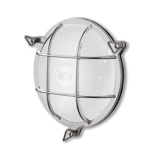 Vägglampa Tortuga 200.20, runda, nickel/opal