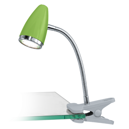 Riccio 1 klämlampa (Vit)
