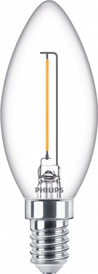 E14 1,4W LED Filament Kron varmvit
