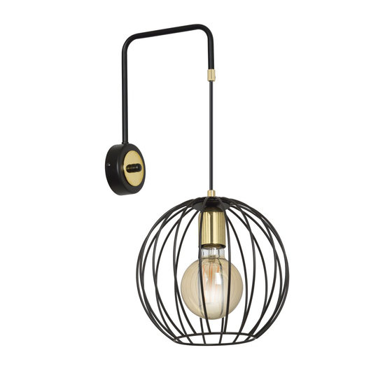 Albio K1 vägglampa (Svart)