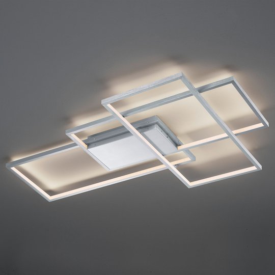 Trio WiZ Thiago LED-taklampa 114 cm, nickel