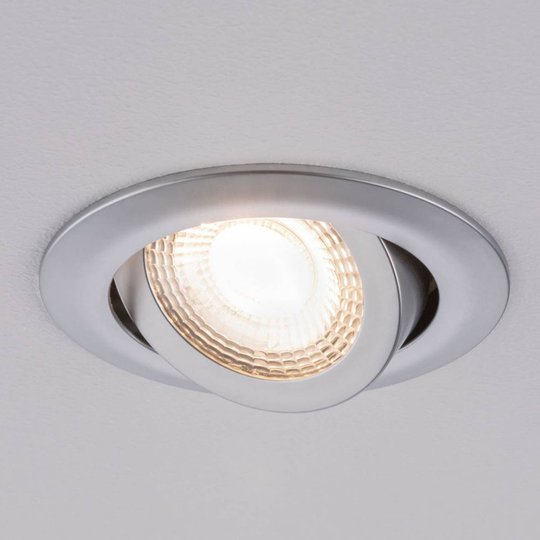 Paulmann 92986 LED-inbyggnadsspot 3 x 6W krom matt