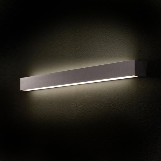 Aluminium-vägglampa TIN längd 89,8 cm