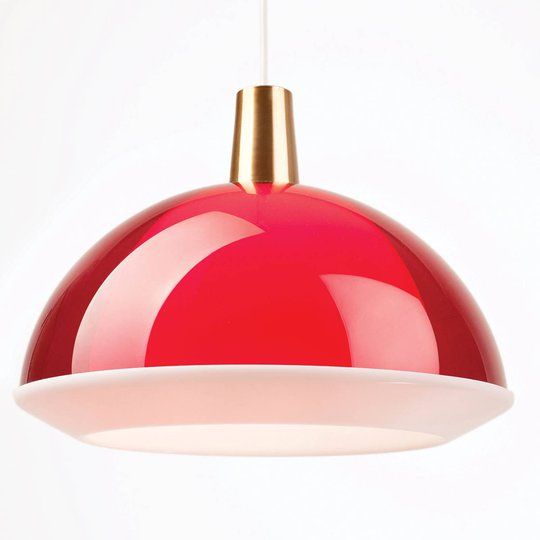 Innolux Kuplat 400 pendellampa 40 cm röd