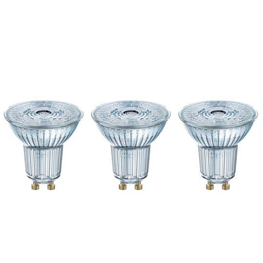LED-reflektor GU10 4,3W, universalvit, 3-pack