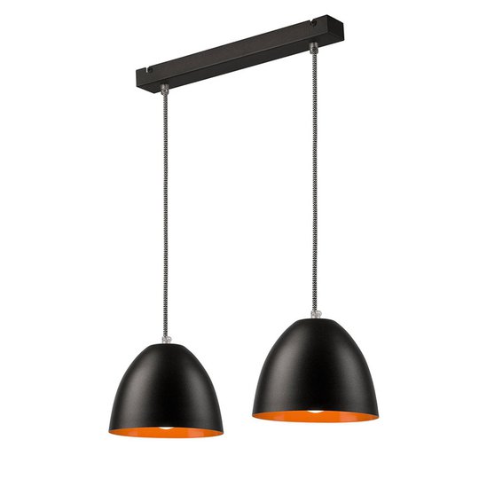 Pendellampa Atlantik, 2 lampor, svart