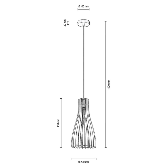 Envolight Furn hänglampa, björkplywood, 1 lampa