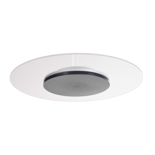 LED-taklampa Zaniah, 360°-ljus, 24W, grå
